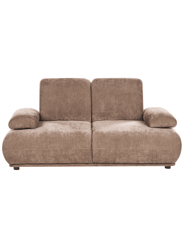 Beliani 2-Sitzer Sofa NACKA in Braun - (W) 174 x (H) 89 x (L) 110 cm