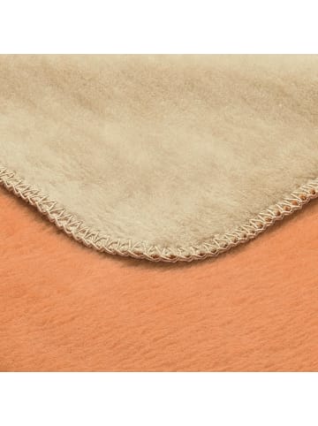 Erwin Müller Baumwollmischung Wohndecke Matera in terra/sand