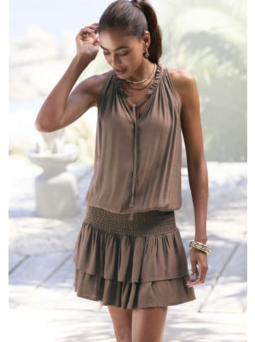 LASCANA Sommerkleid in braun