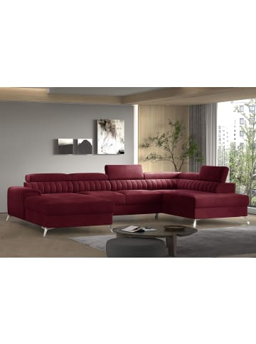 MF Design Lazy Recamiere Rechts in Tawny Port -  (L) 202 x (B) 354 x (H) 92 cm
