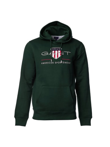 Gant Sweatshirt in Grün (Tartan Green)