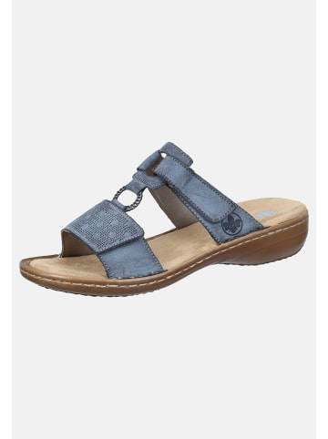 rieker Pantoletten Basic in Blau