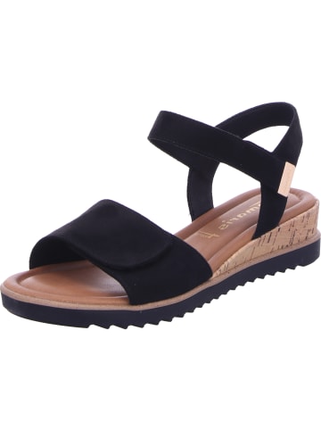 Tamaris Keilsandalette in schwarz