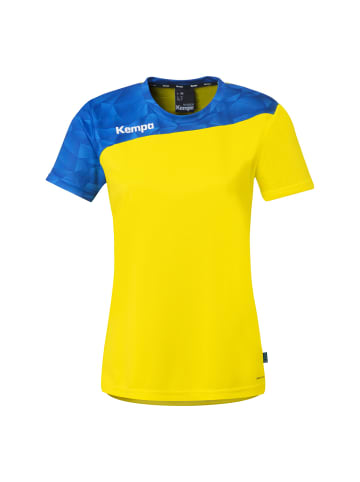 Kempa Trainings-T-Shirt Athletics 29 Women in limonengelb/royal