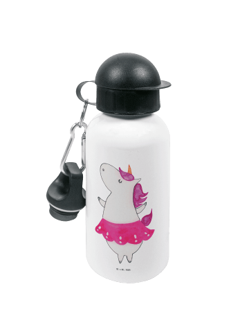 Mr. & Mrs. Panda Kindertrinkflasche Einhorn Ballerina ohne Spruch in Weiß