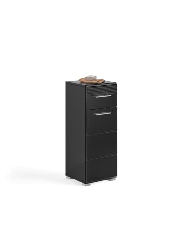 ebuy24 Badschrank Linus Schwarz 30 x 31 cm