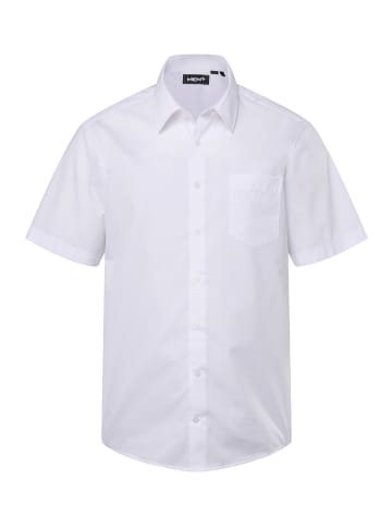 Men Plus Hemd in schneeweiß