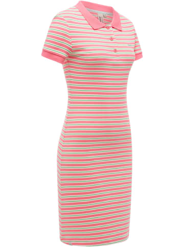 ragwear A-Linien-Kleid Colaro Stripes Dress YOUMODO in Pink
