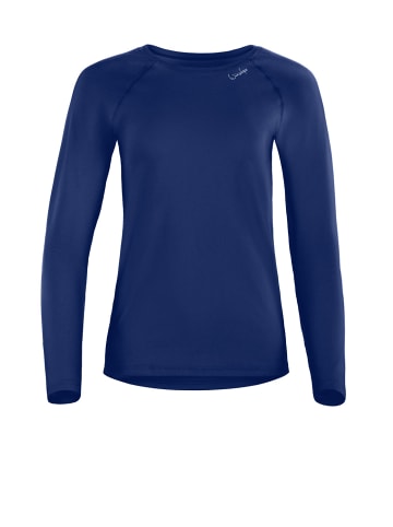 Winshape Functional Light and Soft Long Sleeve Top AET118LS in dark blue