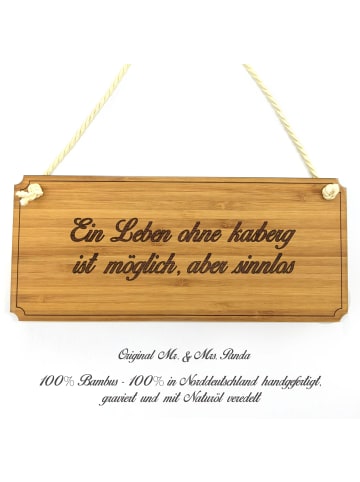 Mr. & Mrs. Panda Schild kasberg mit Spruch in Keine Angabe