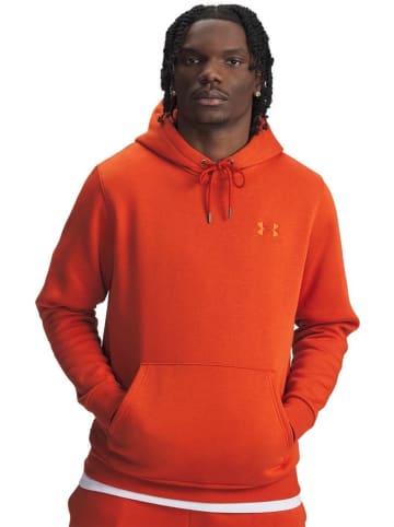 Under Armour Hoodie "Icon Fleece Hoodie" in Orange
