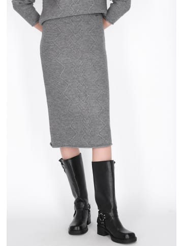 DreiMaster Women Skirt in grey melange