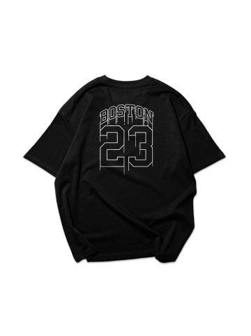 mamino T-Shirt "Boston" in schwarz