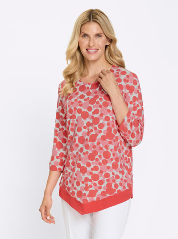 Sieh an! 3/4-Arm-Shirt in ecru-grapefruit-bedruckt