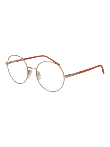 Love Moschino Damen Optische Fassungen Rund Gold