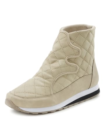 LASCANA Stiefelette in beige