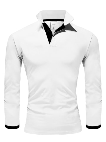 REPUBLIX Poloshirt LEX in Weiß/Schwarz