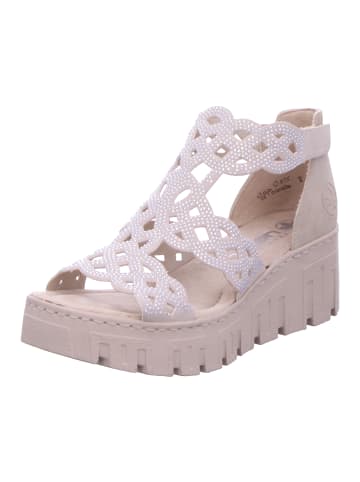 rieker Keilsandalette in beige