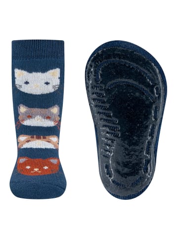 ewers Stoppersocken Katzen in tinte