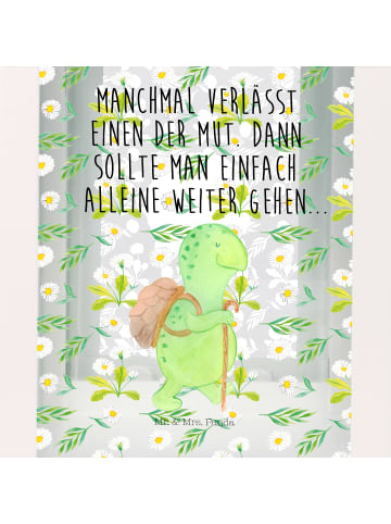 Mr. & Mrs. Panda Windlicht Outdoor Schildkröte Wanderer mit Spruch in Transparent