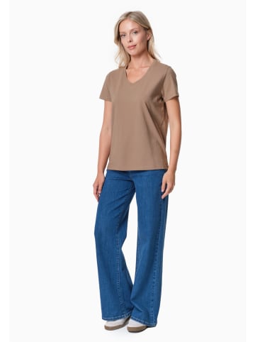 Organication T-Shirt "TESSA" in Kiesgrau