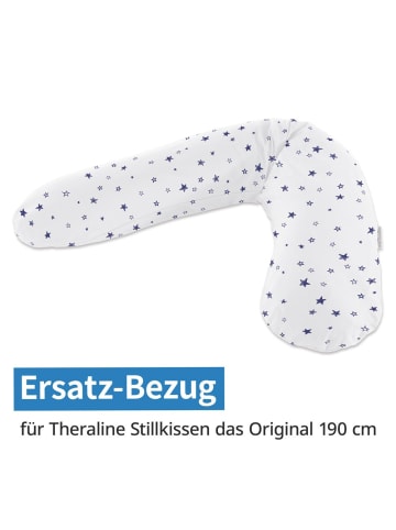 Theraline Ersatzbezug für Stillkissen Das Original 190 cm - in weiss,blau