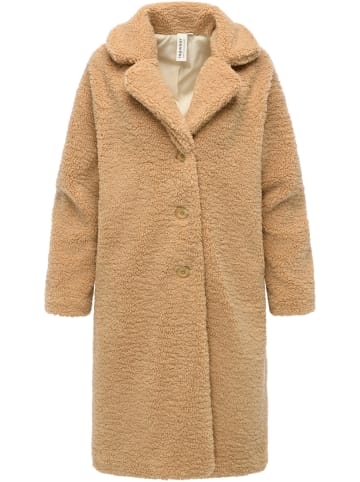 ragwear Fellimitatmantel Tedyco YOUMODO in Camel