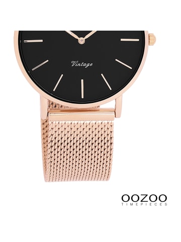 Oozoo Analog-Armbanduhr Oozoo Timepieces rosegold mittel (ca. 32mm)
