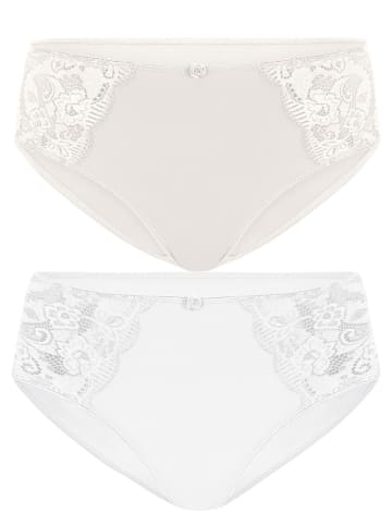 SUSA 2er Pack Slip Latina in frosty lavender schwarz