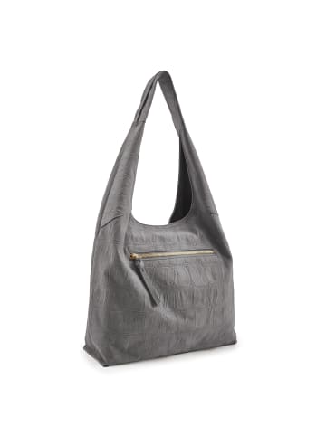 FREDs BRUDER Velvet Wild Schultertasche Leder 39 cm in dark grey
