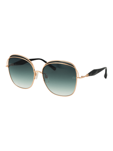 Ana Hickmann Frauen Sonnenbrille Schmetterling Gold