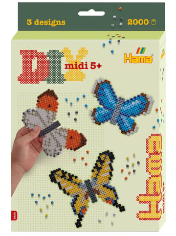 Hama Geschenkpackung Schmetterlinge Midi-Bügelperlen in bunt