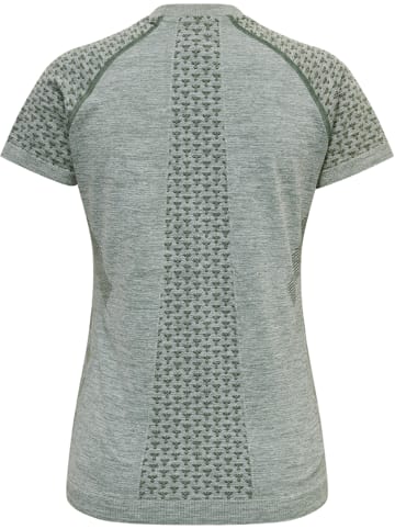 Hummel T-Shirt Raglanärmel Hmlci Damen in LILY-PAD MELANGE
