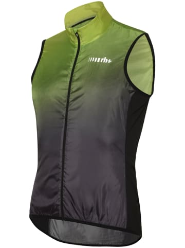 rh+ Fahrradweste Emergency Pocket Vest in glass acid lime-beluga black