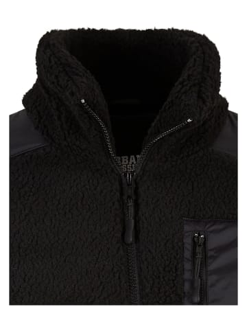 Urban Classics Urban Classics Damen Ladies Sherpa Mix Jacket in black