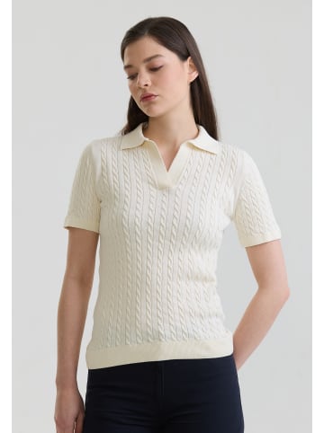 Felix Hardy Polo Shirt Kurzarm in Ecru