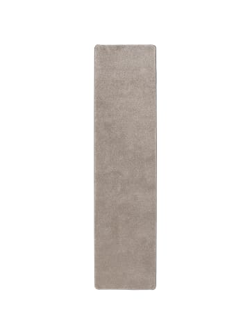 Snapstyle Hochflor Luxus Velours Läufer Teppich Touch in Taupe