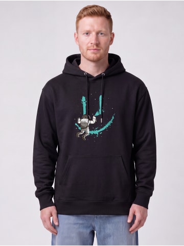 wat? Apparel Sweatshirt Graffiti Astronaut in Schwarz