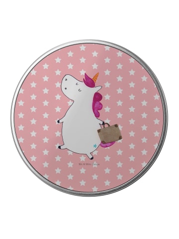 Mr. & Mrs. Panda Kaffeedose Einhorn Koffer ohne Spruch in Rot Pastell