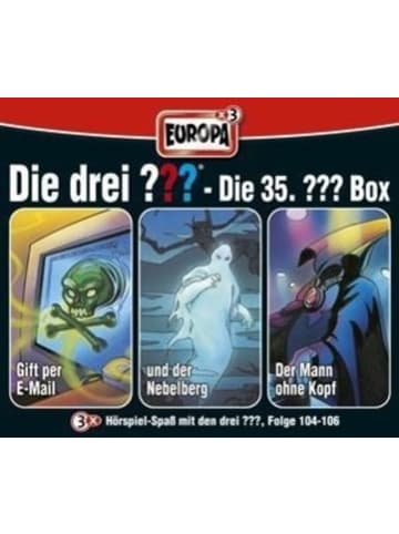 Sony Music Entertainment Die drei ??? Box 35. Folgen 104 - 106 (drei Fragezeichen) 3 CDs