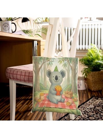 Mr. & Mrs. Panda Tasche Koala Pommes Design ohne Spruch in Weiß