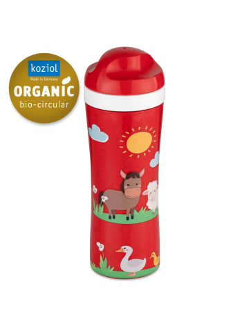 koziol OASE FARM - Trinkflasche 425ml in organic red