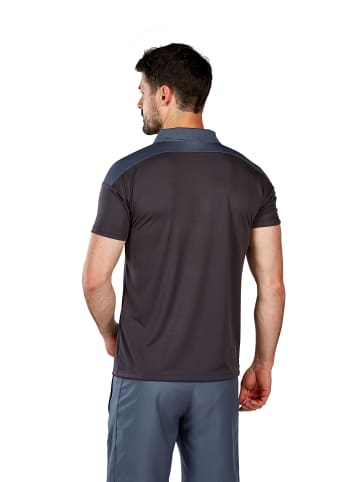 erima Change By Erima Poloshirt in black grey/slate grey/weiß