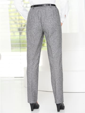 come on Bügelfaltenhose in schwarz-weiß Fil a Fil