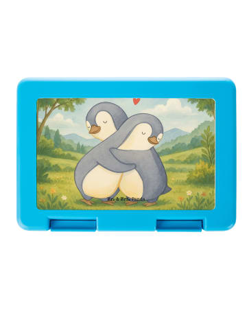 Mr. & Mrs. Panda Bentobox Pinguine Kuscheln Design ohne Spruch in Weiß