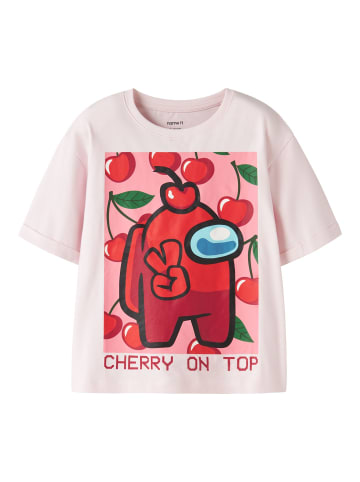 name it T-Shirt in Cradle Pink