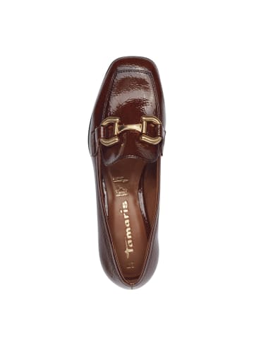 Tamaris Hochfrontpumps in Braun