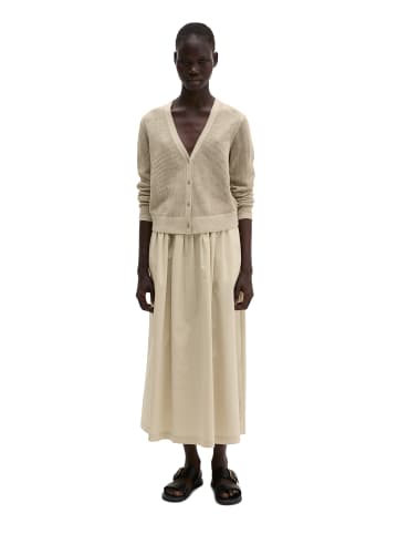 Marc O'Polo Ajour-Cardigan regular in Linen Beige