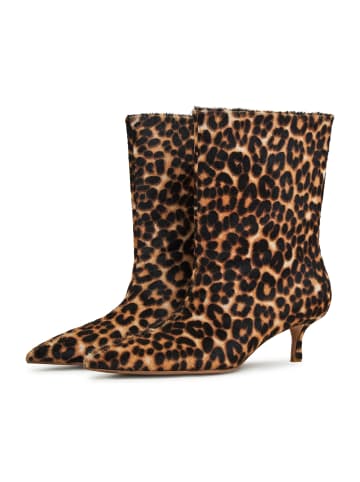 CESARE GASPARI Klassische Stiefeletten in Leopard