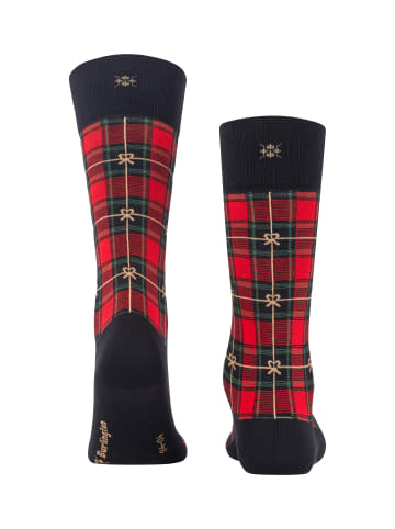 Burlington Socken X-Mas Tartan in Black